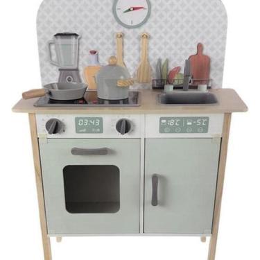 Imagem de Cozinha De Brinquedo Infantil Em Madeira Completa Som E Luz - M Mark