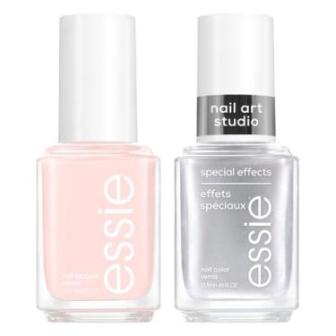 Imagem de Verniz de unhas Essie Cotton Candy Chrome Nude Kit Vegan 13,5 ml