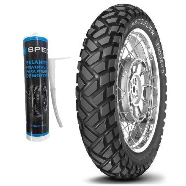 Imagem de PNEU TRASEIRO 120/80-18 62S METZELER USO COM CAMARA + REPARO FURO ENDURO 3 SAHARA Xre300 Xtz 250