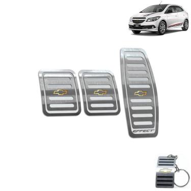 Imagem de Pedaleira Manual Chevrolet Onix Effect 2013 a 2019 Prata
