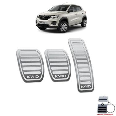 Imagem de Pedaleira Renault Kwid Manual 2018 Até 2021 Aço Inox