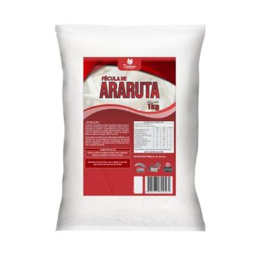 Imagem de Fécula de Araruta ou polvilho de araruta pacote de 1kg para bolos bisc