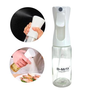 Imagem de Borrifador Spray Dosador Pulverizador Azeite Vinagre de Vidro (Branco)