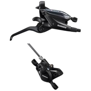 Imagem de SHIMANO Conjunto montado de alavanca de freio a disco para bicicleta - ST-EF505 (9R), 9SPD, BR-MT200(R), W/O adaptador)