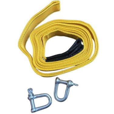 Imagem de Cinta fita Para Reboque Rebocar Amarrar Carro Carreta Forte prota entr