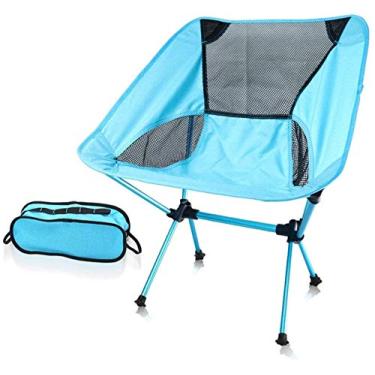 Imagem de Espreguiçadeira reclinável para uso ao ar livre, para acampamento, baloiço, cadeira reclinável, assento reclinável, preto