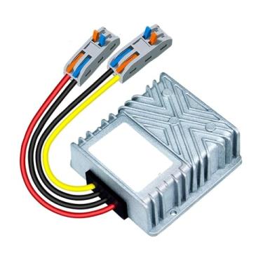 Imagem de Regulador estabilizador de tensão 9-36V 12V 24V para 24V DC 1A a 30A Alumínio DC para DC Boost Buck Converter fonte de alimentação para carro (alumínio 3A, 9-36V_24V)