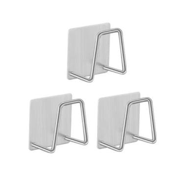 Imagem de Kit 3 Suporte Porta Esponja Bucha Pia Inox - generica