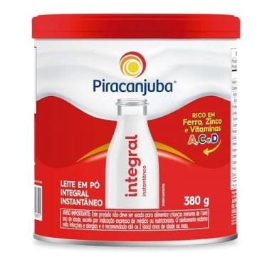 Imagem de Leite pó instantâneo integral piracanjuba lata 380g