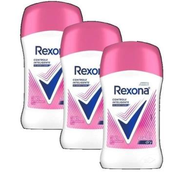 Imagem de kit 3 Desodorante Stick Rexona Powder Dry Feminino 45g
