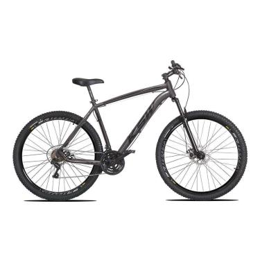 Imagem de Bicicleta Aro 29 KSW XLT 21v Freio a Disco Grafite com Preto 21