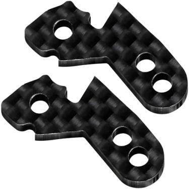 Imagem de Carbon Fiber Steering Plate for Tamiya TT-02, Direct Replacement for Part #TATT-031, Upgraded Steering Precision & Durability, Essential Upgrade Part for RC Drift Race Cars Enthusiasts Hobbyists ZXB