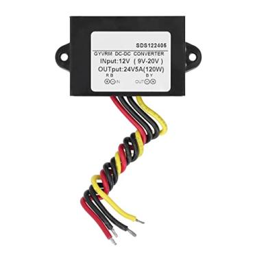 Imagem de Módulo Boost Conversor DC para DC 12V a 24V 5A 120W Placa de fonte de alimentação de alta eficiência com múltiplas proteções para robôs Ventiladores Bombas de água Câmeras Motores