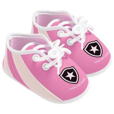 Imagem de Chuteira Bebê Botafogo Rosa Oficial - Torcida Baby