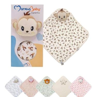 Imagem de Presente Enxoval Naninha Bebê + Bichinho Pelúcia Paninho Prendedor De Chupeta (CURIOSO)