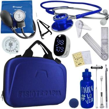 Imagem de Kit Fisioterapia Maleta Goniometro Martelo Buck Completo - Love Saude,