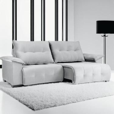 Imagem de Sofá Retrátil e Reclinável Lisboa Veludo Luxor Espuma D28 - SOFÁS WEB,