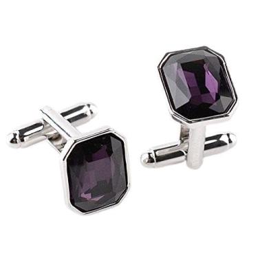 Imagem de Abotoaduras de strass joias elegantes abotoaduras elegantes acessórios de casamento para ternos