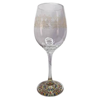 Imagem de Taça De Vidro Grande 490Ml Vinho Água Mosaico