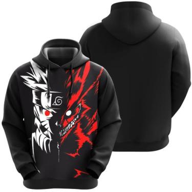 Imagem de Blusa De Moletom Kurama Naruto Uzumaki Shippuden Anime Desenho - Exo, 
