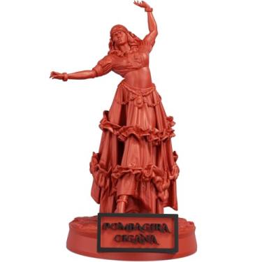 Imagem de Estátua Pombagira Cigana Imagem Umbanda Candomblé (Cor Sanguis Obscurus)