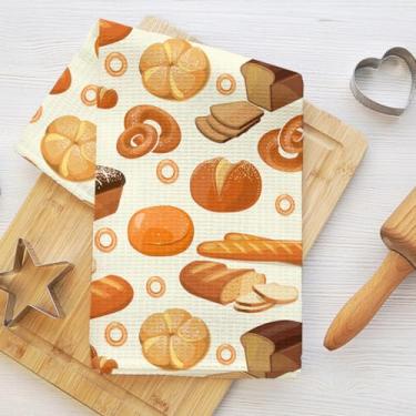 Imagem de Toalhas de cozinha fofas para cozinha doméstica e banheiro, panos de prato para lavar pratos, toalha de chá de mão de microfibra macia e absorvente, presentes de panificação para mulheres