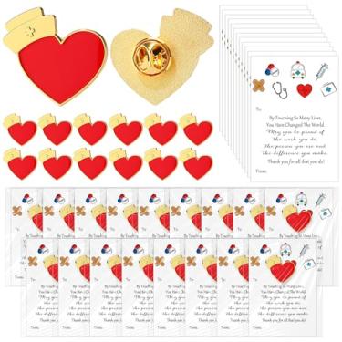 Imagem de Hoteam Lindo boné de enfermeira alfinetes de lapela com cartões de apreciação inspiradores bolsas de escola de enfermeira presentes para mulheres, 1.18 inches/ 3 cm, metal, papel revestido de 250 g