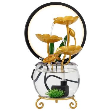 Imagem de Fonte De Água Decorativa Gh3 Cascata Com Led E Bomba