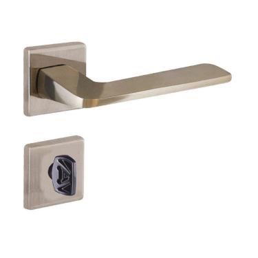 Imagem de Fechadura Banheiro Roseta S40 Latonado Ultra Line Aliança