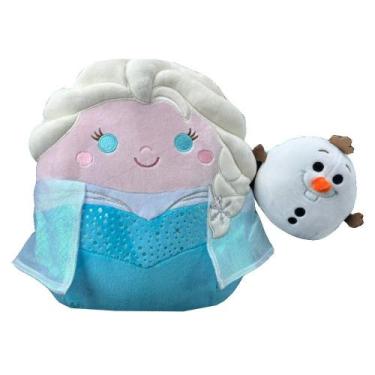 Imagem de Brinquedo de pelúcia Squishmallows Disney Elsa com Olaf 25cm