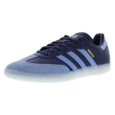 Imagem de adidas Sapatos de samba masculinos, Azul marinho/céu claro/azul água, 42