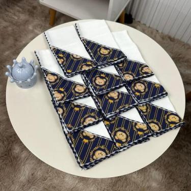 Imagem de Kit 11 Fraldinha de Boca Bebê Babete Dupla Camada linha SUPREME - Mãe 