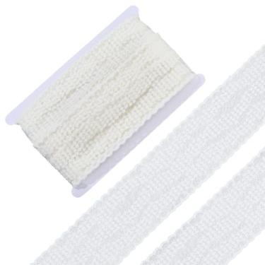 Imagem de GORGECRAFT 10 metros de acabamento de renda bordado 70 mm de largura com borda de renda fileiras de estrelas bordadas bege branco fita de tecido para costura faça você mesmo artesanato bolsas cortinas