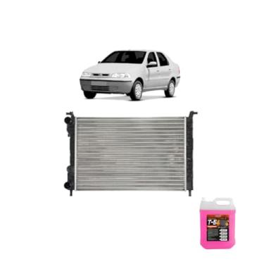 Imagem de Kit Radiador Palio/Siena/Stradiadora 1.6 1.8 + Aditivo Radiador Rosa 5 Litros