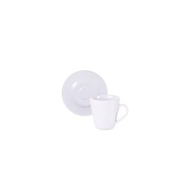 Imagem de Conjunto Xícara E Pires De Café Tramontina Mesh Em Porcelana, 70 Ml 2 Peças