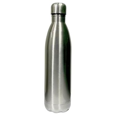 Imagem de Garrafa Térmica de Água Parede Dupla em Inox 750ml (Prata Inox)
