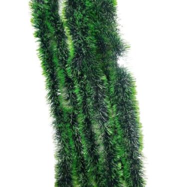 Imagem de Kit Metros De Festão Verde Nevado Enfeite Arvore De Natal Decoração Natalina(VERDE,3unid./6metros)