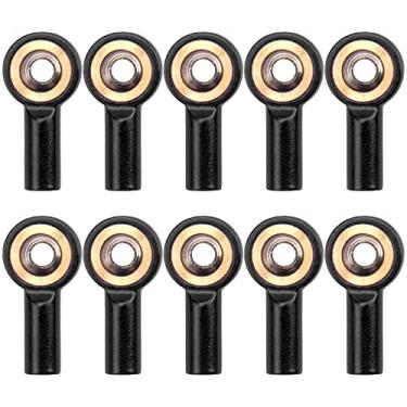 Imagem de 10Pack Vgoohobby Aluminum M2 Link Rod Tie Rod End,M2.0 Ball Joint 15mm Linkage Ball Head Holder Compatible with Tamiya Mini 4WD HSP RC Car Model Boat (Black)