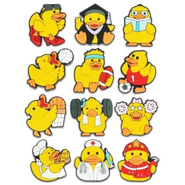 Imagem de 12 peças jogo bruxa Halloween Natal pato cachorro fitness gnomo cowgirl fazenda animal sapato pingentes para crocodilo bolha slides tamancos sandálias, animais acessórios decoração para meninas