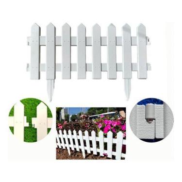 Imagem de 8 Cerquinhas Jardim Plástico Horta Canteiro Piscina Faz 4,40m - NoBran