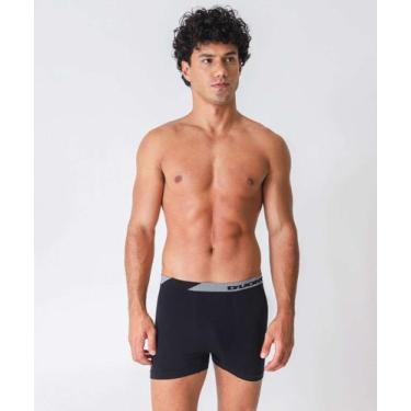 Imagem de Cueca Masculina Boxer Duomo Preto-70177, Preto, P