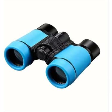Imagem de Binóculos infantis para meninos e meninas, presentes de dia dos namorados, binóculos de brinquedo para observação de pássaros, informações educacionais, acampamento, ciência, detetive, azul
