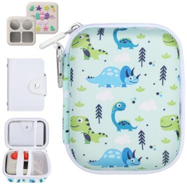 Imagem de Kit de suporte de cartão de 3 peças para Yoto Cards, capa rígida para cartão de viagem compatível com Yoto Mini Player, mini jaqueta para Yoto, fichário de cartão comporta até Yoto 24 cartões (verde)