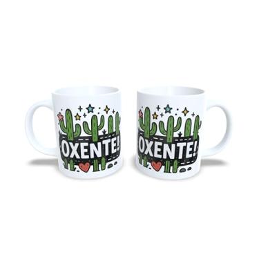 Imagem de Caneca de Cerâmica 325ml com Gírias do Nordeste, Frase Nordestina, Branca (20968)