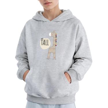 Imagem de Moletom Infantil Canguru Menino Algodão Estampa Mr Tall-Masculino