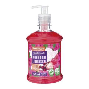 Imagem de Sabonete Líquido Flores e Aromas 450ml - Premisse, Morango e Hibisco