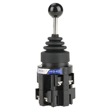 Imagem de YWBL-WH Interruptor Momentâneo de Joystick 4NO 4 Posições 150V/15A 250V/10A 440V/4A CS-402 Joy Stick de Retorno, Controle Industrial Com Tampa de Borracha, Longa Vida Mecânica, Circuitos AC DC
