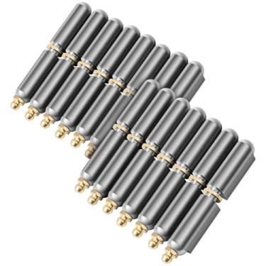 Imagem de Zonon 15 peças de 7,6 cm para churrasco, solda de bala, dobradiça de bala, aço carbono, dobradiças de barril soldáveis para serviço pesado para rampa de reboque de porta giratória