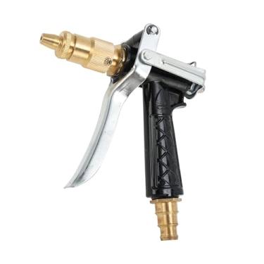 Imagem de TUCKBOLD Bocal de mangueira de água resistente, bocal de mangueira de jardim de carro de alta pressão, pulverizador manual ajustável para veículos de jardinagem, lavadora ao ar livre, ferro de banho