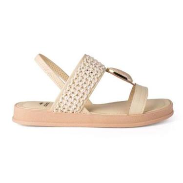 Imagem de Sandália Dakota Casual - Feminino, Creme, 35